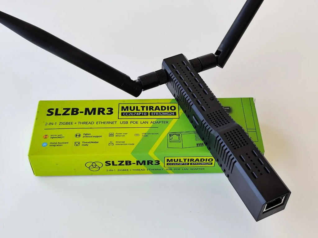 SLZB-MR1/MR2/MR3/MR4/MRW10/06Mg26/MR1U Multiradio Zigbee Thread Zigbee2MQTT Home Assistant ZHA Adapter