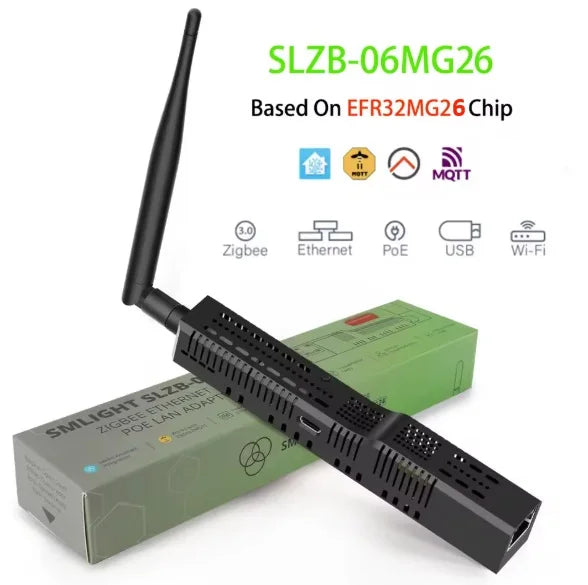 SLZB-MR1/MR2/MR3/MR4/MRW10/06Mg26/MR1U Multiradio Zigbee Thread Zigbee2MQTT Home Assistant ZHA Adapter