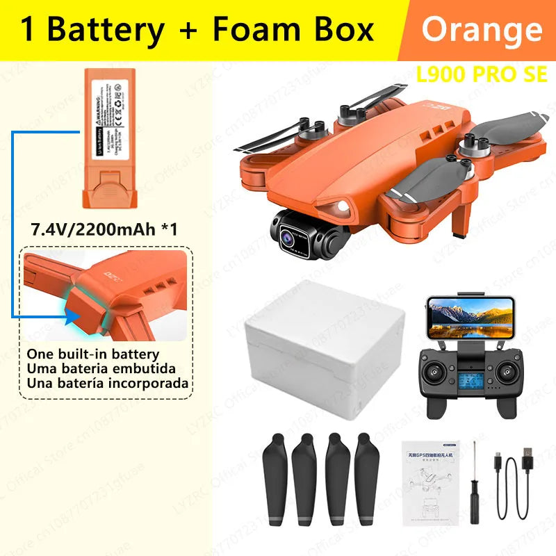 LYZRC L900 PRO SE Drone – 4K GPS, Brushless, Foldable, 5G WiFi