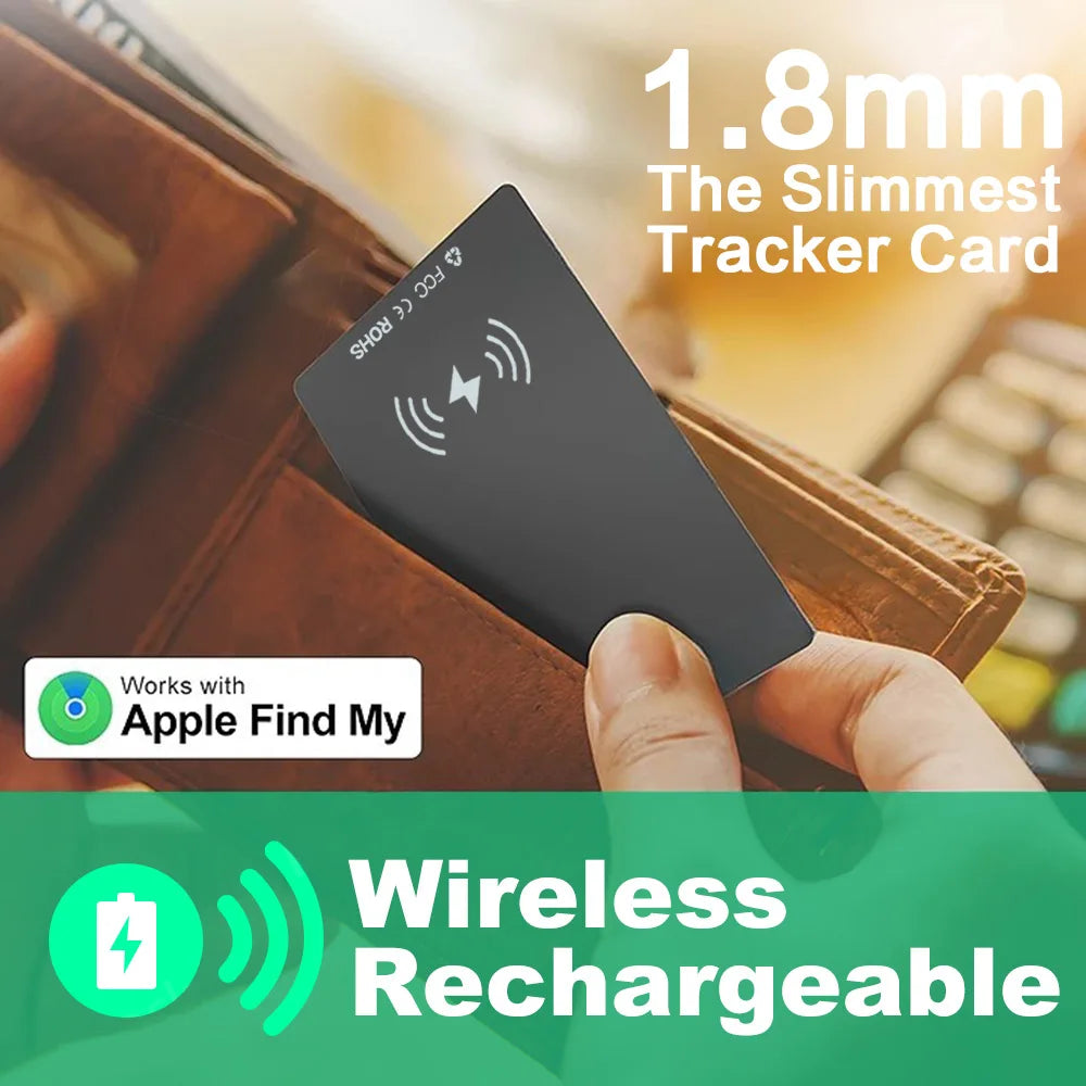 Wallet Anti-Loss Tracker – iPhone & Bluetooth Compatible, IP68