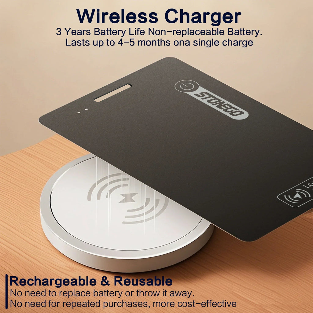 Wallet Anti-Loss Tracker – iPhone & Bluetooth Compatible, IP68