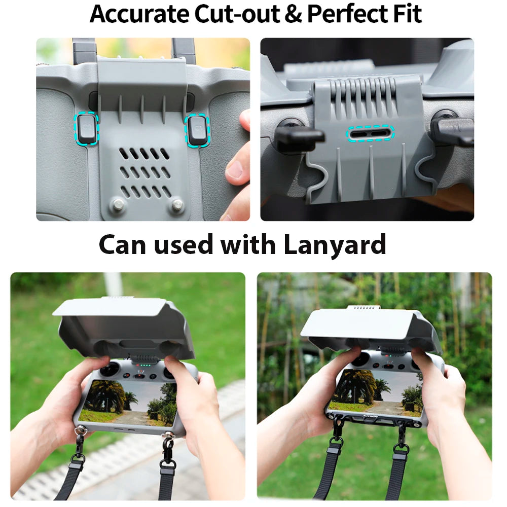 Screen Protector Shell For DJI RC/RC 2 Remote Control Sunshade Silicone Protection Case For DJI Mini 5 Pro/Neo/Mini 4 Pro/Air 3