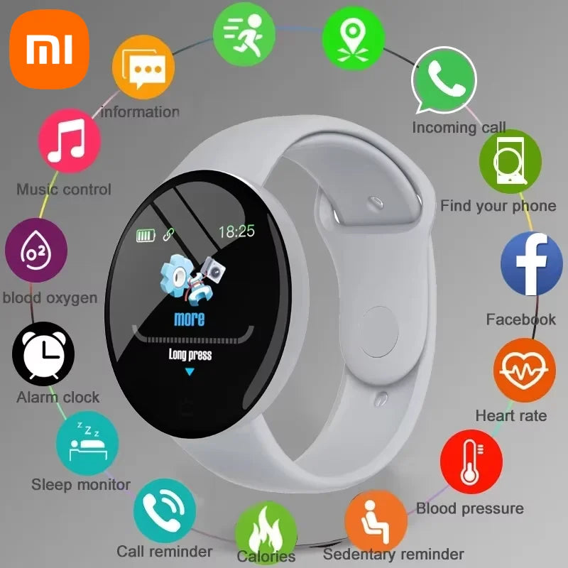 Xiaomi D18 Smartwatch Circular Color Screen Multiple Sports Modes Call Information Reminder Photo Taking Music Smart Bracelet