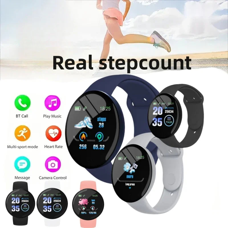 Xiaomi D18 Smartwatch Circular Color Screen Multiple Sports Modes Call Information Reminder Photo Taking Music Smart Bracelet