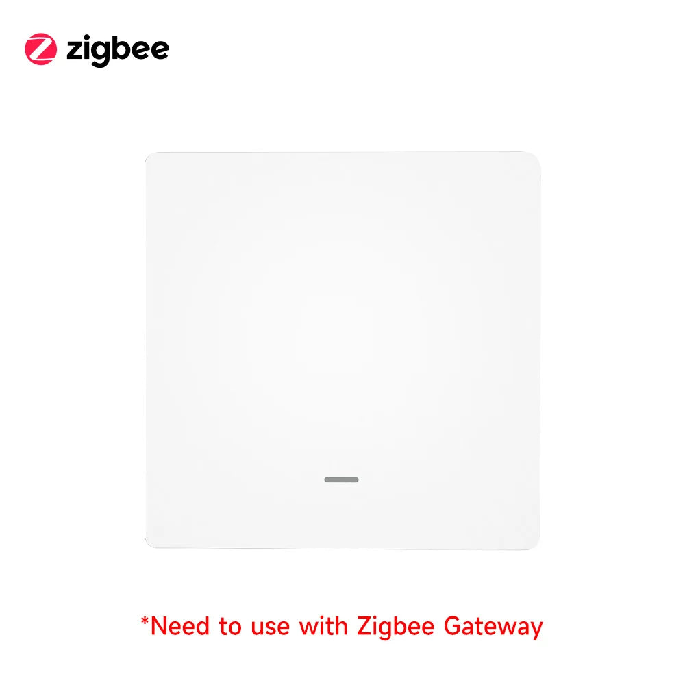 Tuya ZigBee 3.0 Smart Scene Switch Wireless Free Sticker Wall Scene Switch Push Button Battery Powered Transmitter Alexa