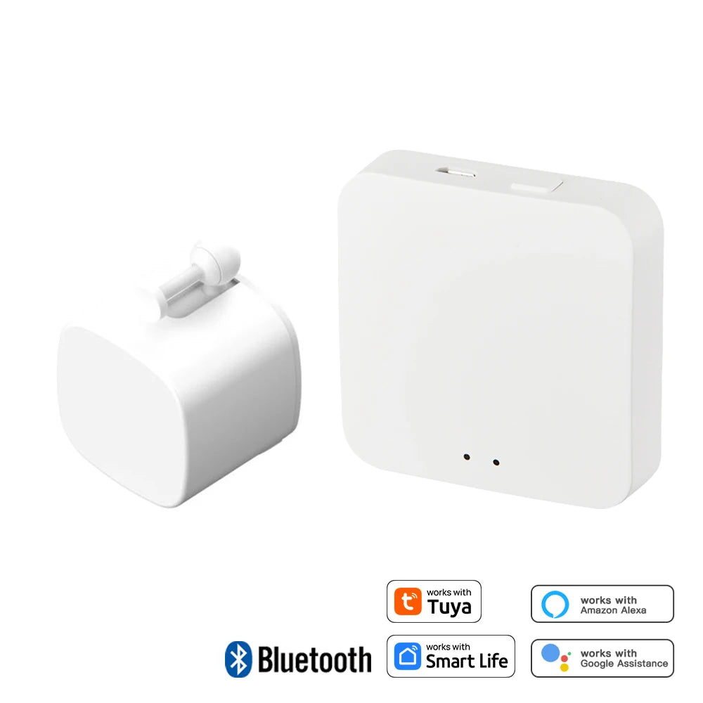 Tuya Bluetooth Finger Robot Switch Button Smart Life APP Fingerbot Wireless Switch Bot Pusher with Bluetooth Gateway Option
