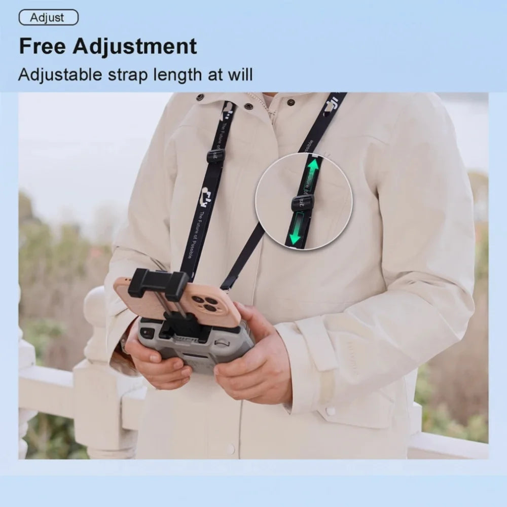 Remote Controller Lanyard NeckStrap w Fixed Hook for DJI MINI 2/Mini 3 4 Pro/Air 2S/3/Mavic 3/ DJI RC N1 N2 3 Drone Accessories