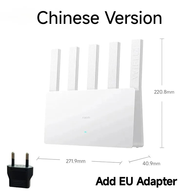 Xiaomi BE5000 Router Wi-Fi 7 Dual-Frequency Mesh Network 2.4/5GHz with 2.5G High-Speed Port IPTV OFDMA Signal Amplifier for Home
