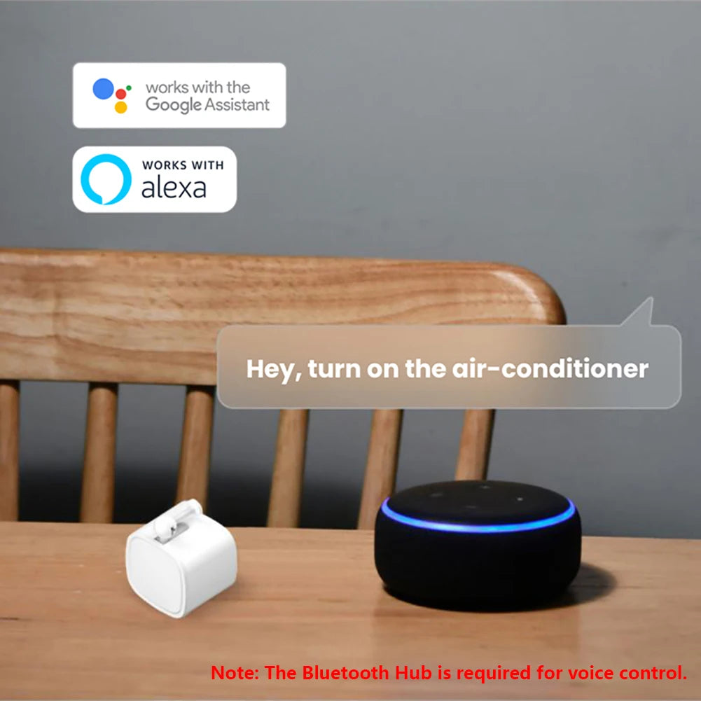 Tuya Bluetooth Finger Robot Switch Button Smart Life APP Fingerbot Wireless Switch Bot Pusher with Bluetooth Gateway Option