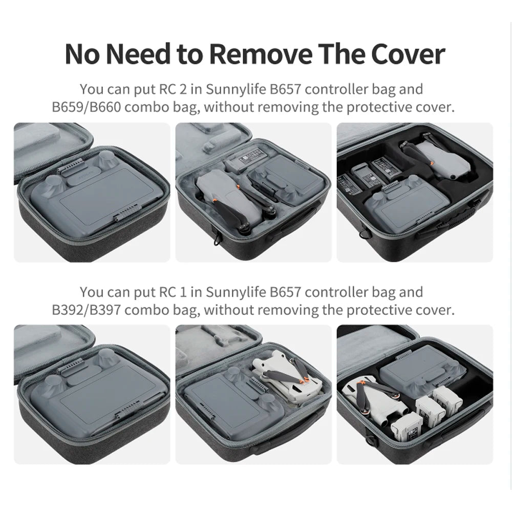 Screen Protector Shell For DJI RC/RC 2 Remote Control Sunshade Silicone Protection Case For DJI Mini 5 Pro/Neo/Mini 4 Pro/Air 3
