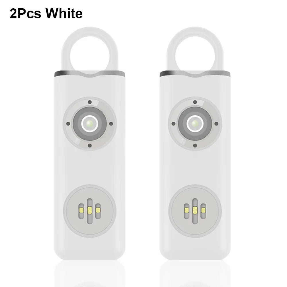 Hollarm Self Defense Personal Alarm for Women, Children, Elderly 130dB Siren Loud Rechargeable Keychain Alarm with LED Light