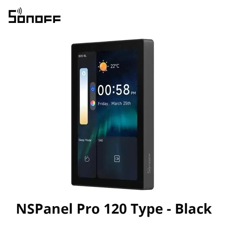 Sonoff Nspanel Pro 120 Smart Home Control Panel Ns Panel Sonoff Pro Power Consumption Smart Home Automation Work with Evelink