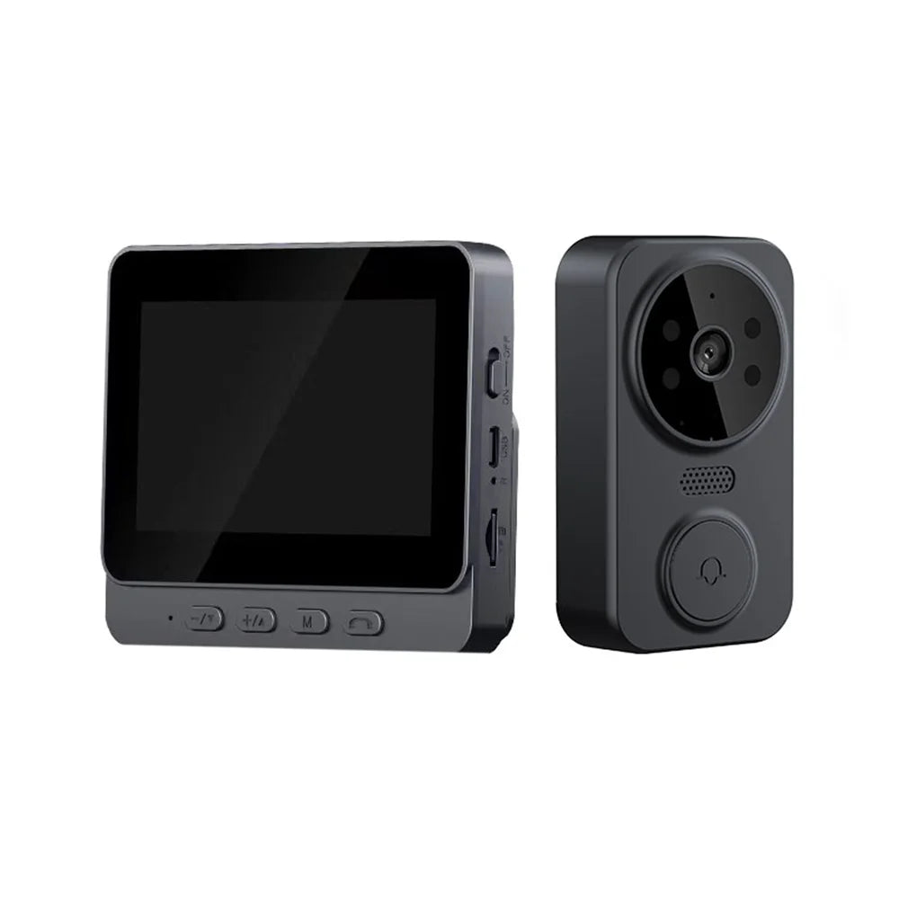 Wireless Video Doorbell Camera Bundle Smart Security with Night Vision 2.4G WiFi HD Motion Detection Cloud Storage