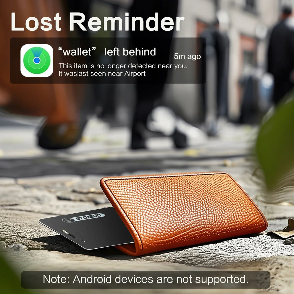 Wallet Anti-Loss Tracker – iPhone & Bluetooth Compatible, IP68