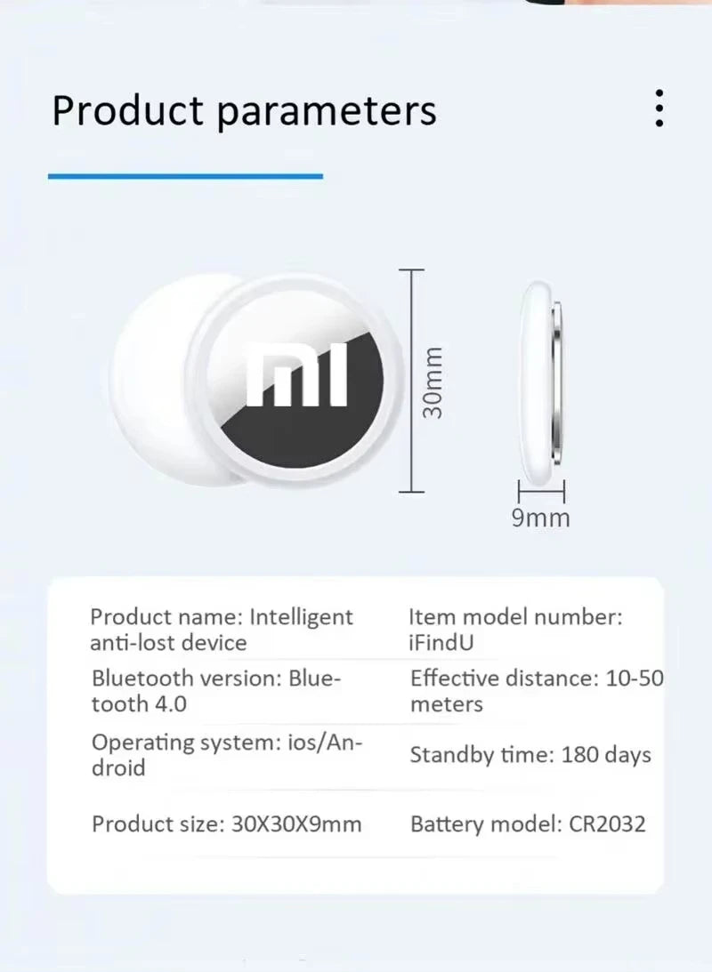 Xiaomi Smart Tracker – Bluetooth 5.0 Anti-Loss Finder