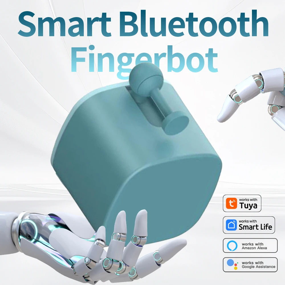 Tuya Bluetooth Finger Robot Switch Button Smart Life APP Fingerbot Wireless Switch Bot Pusher with Bluetooth Gateway Option