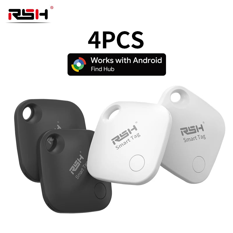 4-Pack GPS Locator – Protect Wallets, Bikes & Pets, Android Compatible